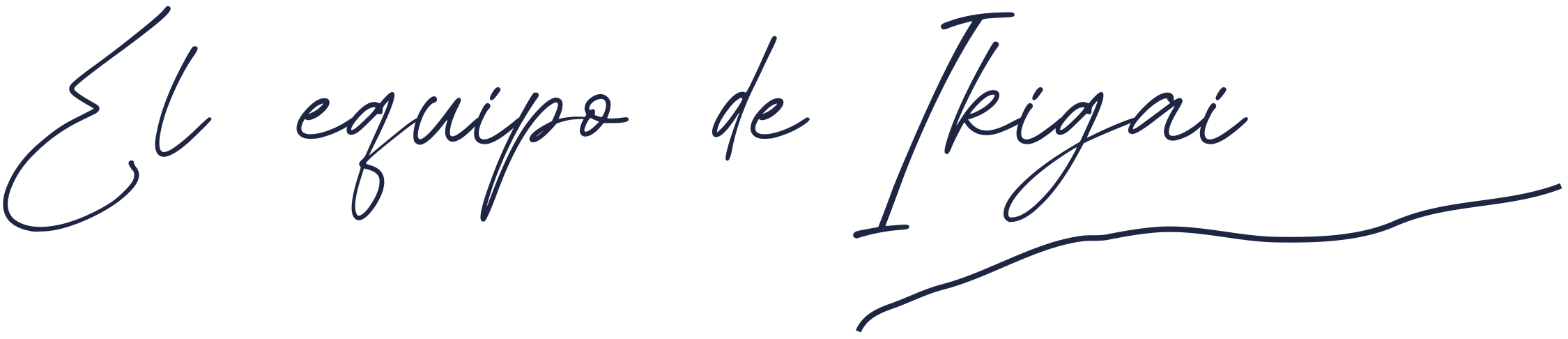 firma el equipo ikigai
